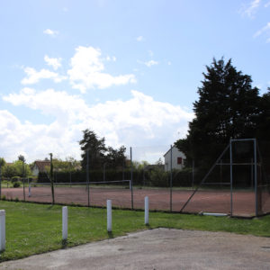 Les courts de tennis