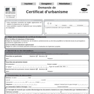 Le certificat d’urbanisme