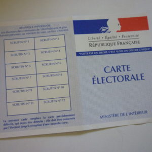 La carte électorale