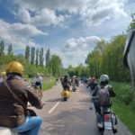 Virée dans le Pays d’Auge : plus de trente scooters au départ